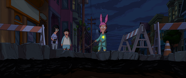 Tina, Gene und Louise im Film „Bob's Burger“.